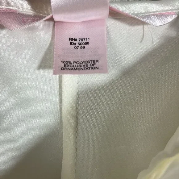 Victorias Secret Satin Pearl/Sequin Bodysuit- Size XS - Picture 7 of 7